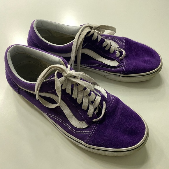 purple shoes vans